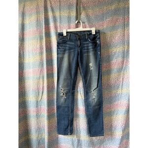 🔥 Armani Exchange Distressed Skinny Jeans – Size 4 Short, 31" Inseam 🔥